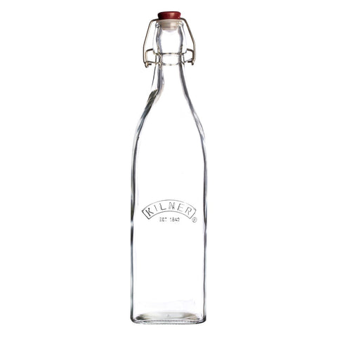 Square Clip Top Bottle 1 Litre