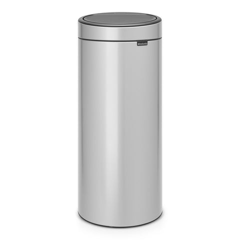 Touch Bin 30L - Metallic Grey