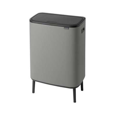 Bo Touch Bin Hi 60L - Mineral Concrete Grey