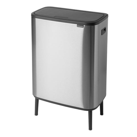Bo Touch Bin Hi 2 X 30L - Matt Steel FPP