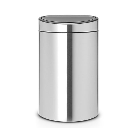 Touch Bin Flatback Twin Bin 10/32L Flatback - FPP Matt Steel