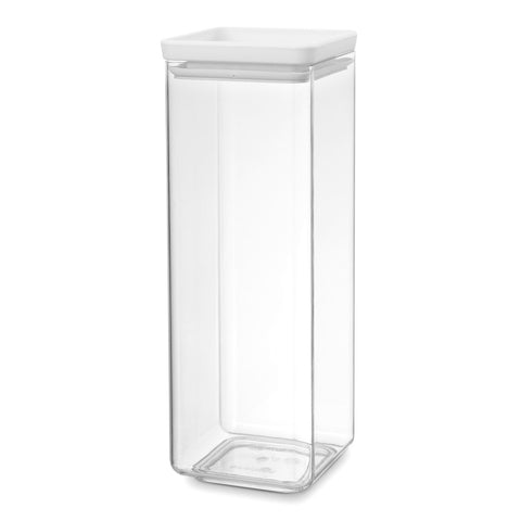 Stackable Square Canister 2.5L - Light Grey Lid