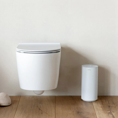 Mindset Toilet Roll Dispenser - Mineral Fresh White