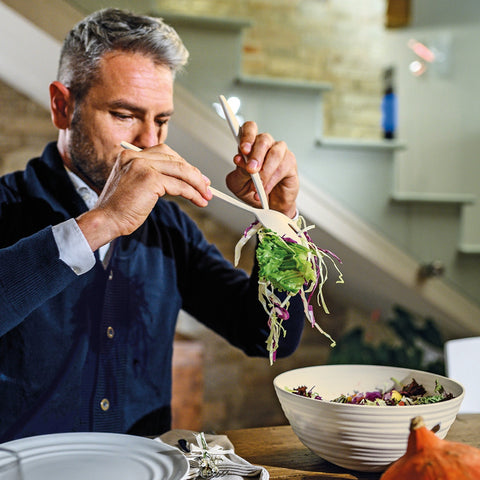 Taupe Salad Servers