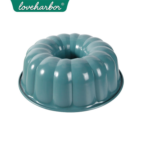 Loveharbor Green Earth Non-Stick Fluted Cake Pan