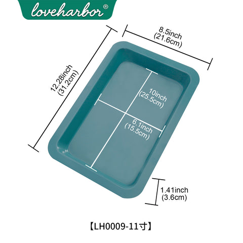 Loveharbor Green Earth Non-Stick Oblong Baking Pan