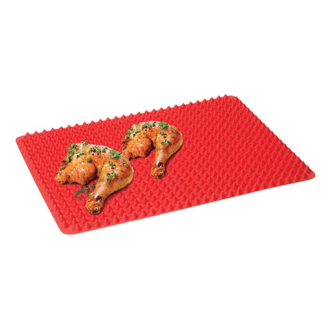 Silicone Fat Reducing Cooking Mat 41X29X1Cm
