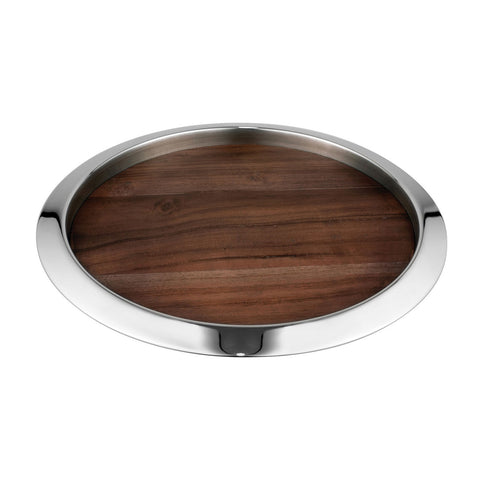 Kingston Tray with Wooden Inlay
