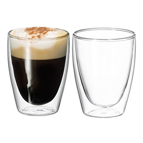 Twin Glass Wall Caffe 250ml Set 2