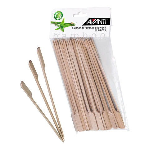 Bamboo Tepokushi Skewers 24Cm Pack Of 50