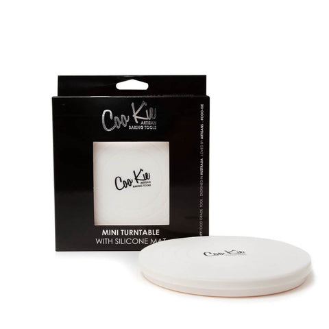 Mini Turntable with Silicone Mat