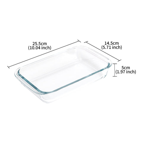 Loveharbor Oblong Glass Baking Dish