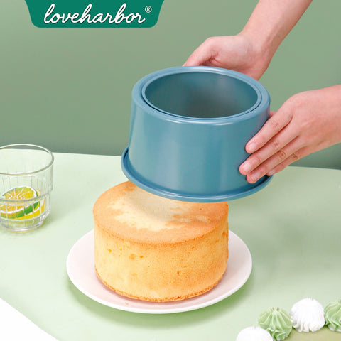 Loveharbor Green Earth Round Cake Pan With Removable Bottom