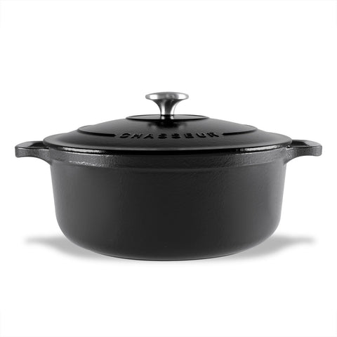 Round French Oven - Matte Black( 5 Sizes)