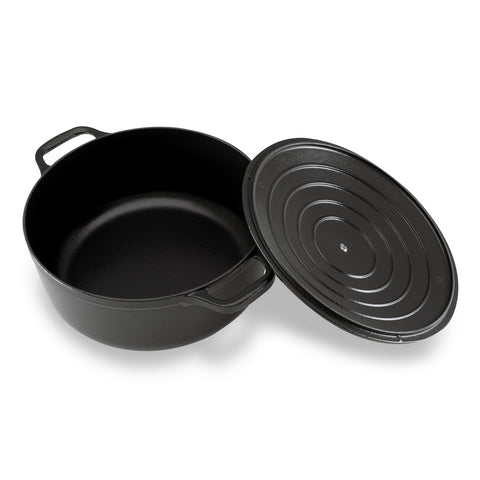 Round French Oven - Matte Black( 5 Sizes)