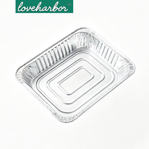 Loveharbor Rectangular Aluminum Foil Baking Pan Set