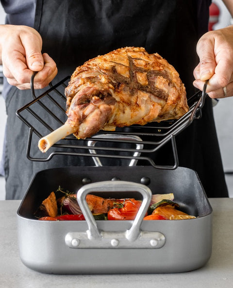 Heavy Base Roaster w/Rack 40x28cm