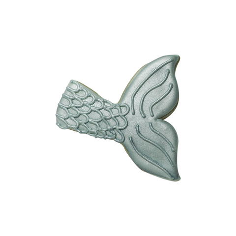 Mermaid Tail Cookie Cutter 9.5cm - Blue