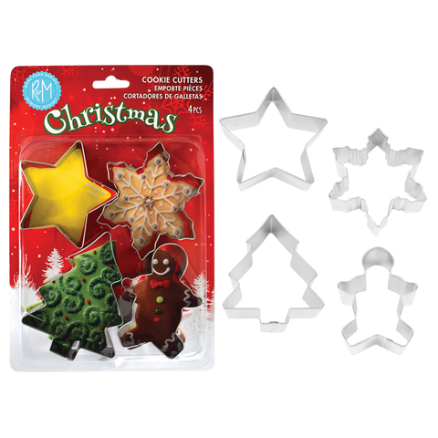 Xmas S/S Cookie Cutter Set 4