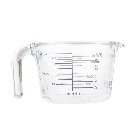 Borosilicate Glass Measure Jug 2 Cup/500ml