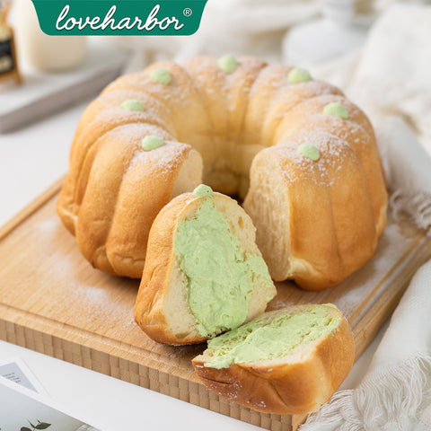 Loveharbor Green Earth Non-Stick Fluted Cake Pan