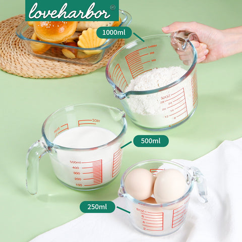 Loveharbor Glass Measuring Cup