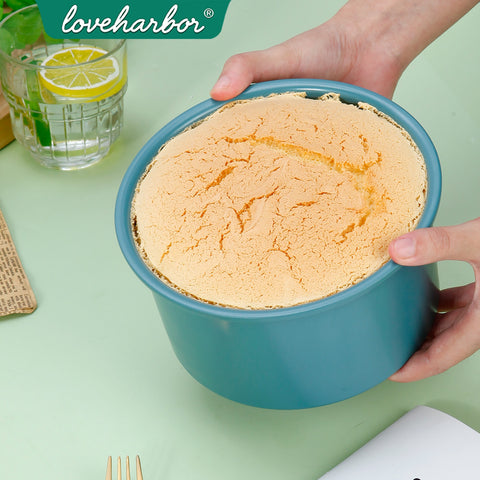 Loveharbor Green Earth Round Cake Pan With Removable Bottom