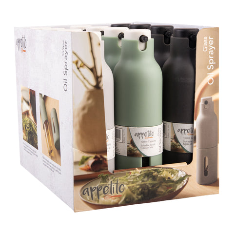 Glass Oil Sprayer - Assorted Colours