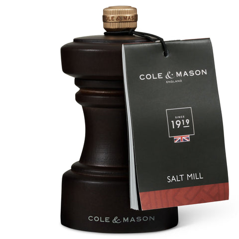 Hoxton Chocolate Wood Salt Mill 10.4cm