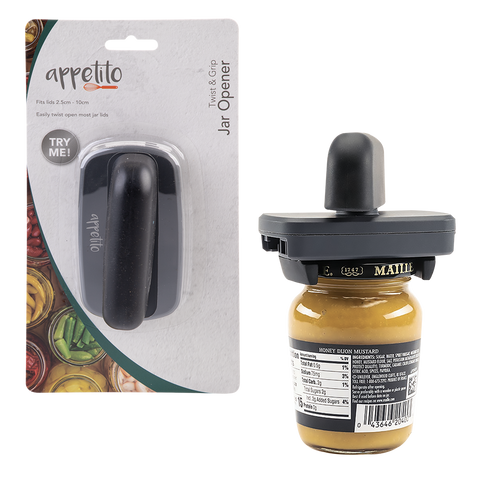 Twist & Grab Jar Opener - Black