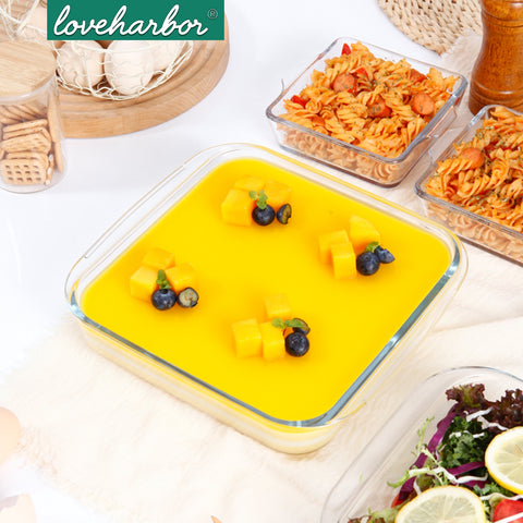 Loveharbor Square Glass Baking Dish
