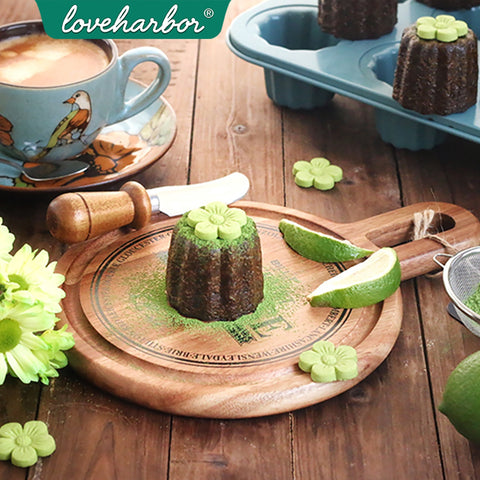 Loveharbor Green Earth Non-Stick Cannele Mould