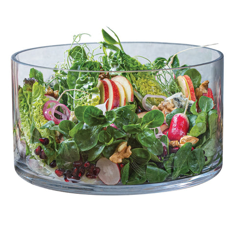 Melrose Salad Bowl 22x12cm Glass