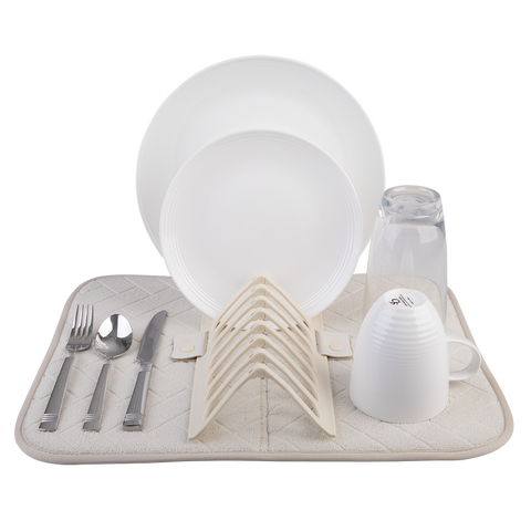 Pop-Up Drying Mat 46cm X 35.5cm - Almond Milk