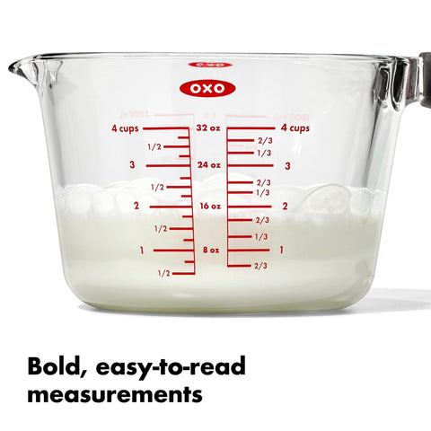 Good Grips Glass Measure Cup - 4 Cup/ 1L