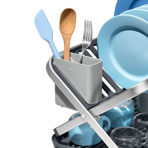 Aluminum Fold Flat Dish Rack