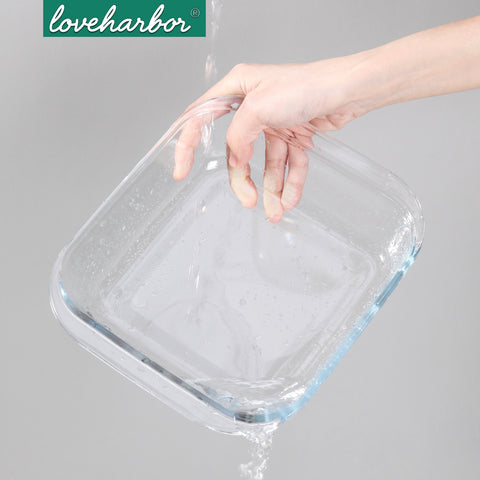 Loveharbor Square Glass Baking Dish