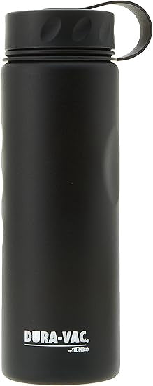 600Ml Thermos Dura-Vac Vacuum Insulated Water Bottle - Black