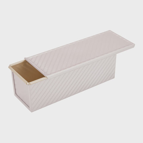 Corrugated Loaf Pan with Cover 300g - 22cm