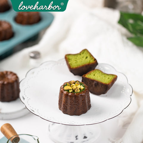 Loveharbor Green Earth Non-Stick Cannele Mould