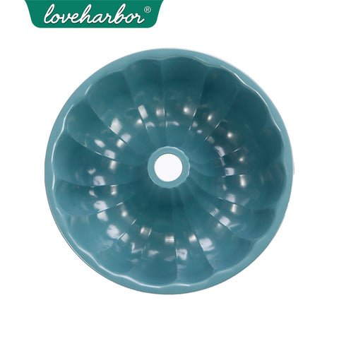 Loveharbor Green Earth Non-Stick Fluted Cake Pan