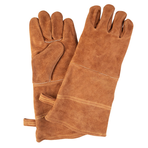 Leather BBQ Gloves 38cm