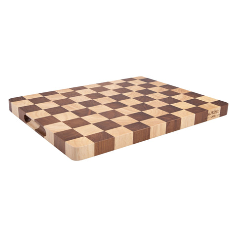 Chequered End Grain Cutting Board 40x30x2.5cm