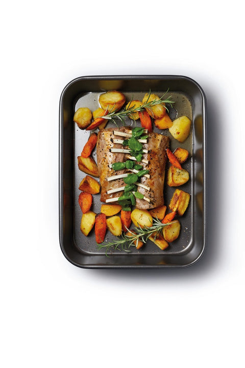 Heavy Base Large Deep RoastingPan39x28cm