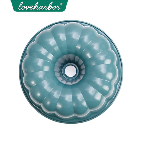 Loveharbor Green Earth Non-Stick Fluted Cake Pan