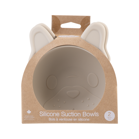 Luxe Silicone Suction Bowls 2 Pack
