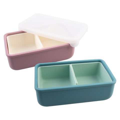 Luxe Silicone Bento with Silicone Dividers 700ml