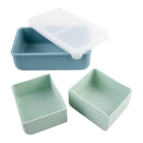 Luxe Silicone Bento with Silicone Dividers 700ml