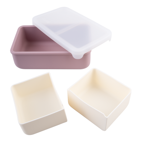 Luxe Silicone Bento with Silicone Dividers 700ml