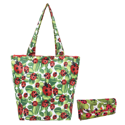 Insulated Folding Market Tote Assorted